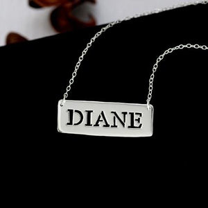 Cut out block letter horizontal bar