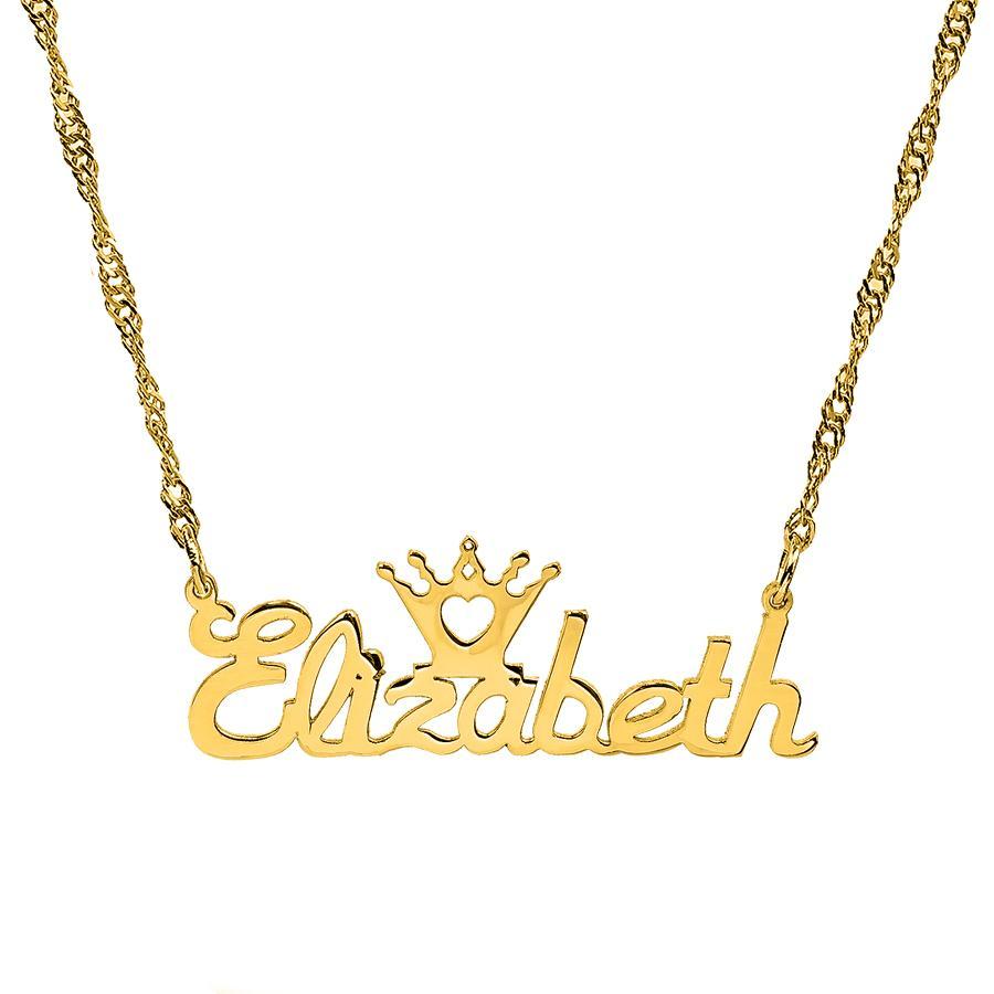 Personalized Crown Name Plate