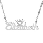 Personalized Crown Name Plate
