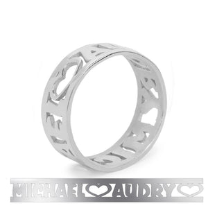 CUT OUT LOVE RING