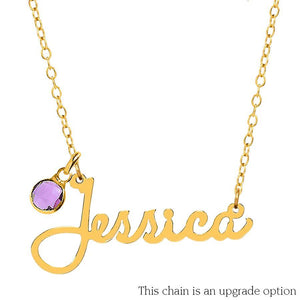 Script Name Necklace