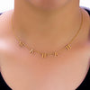 Spaced Letter Name Necklace