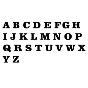 Spaced Letter Name Necklace