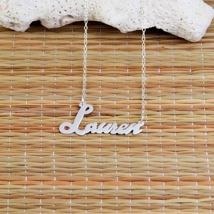 Script Name Necklace "Lauren"